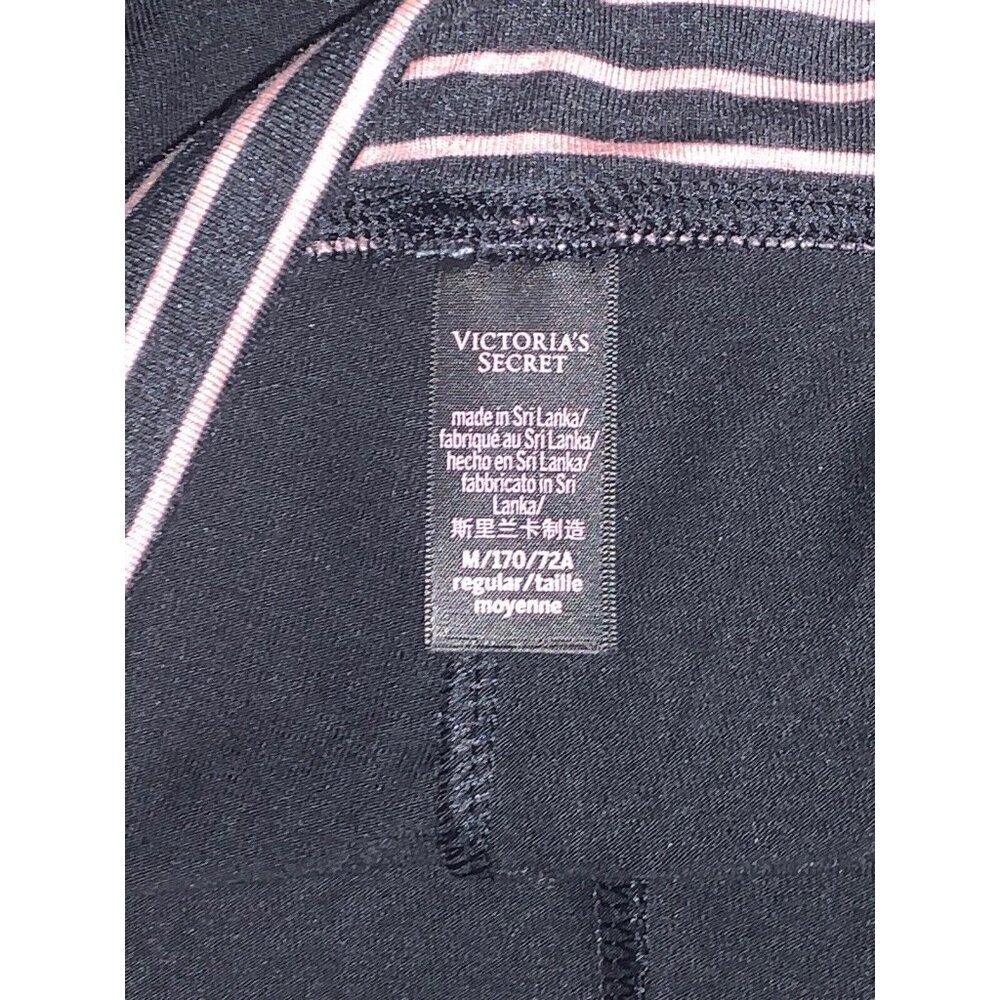 VICTORIA'S SECRET ANYWHERE TIGHTS‎ PANTS ACTIVEWEAR MEDIUM REGULAR BLACK NWT - Picture 5 of 6
